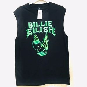 Billie Eilish Neon Green Dice Muscle 